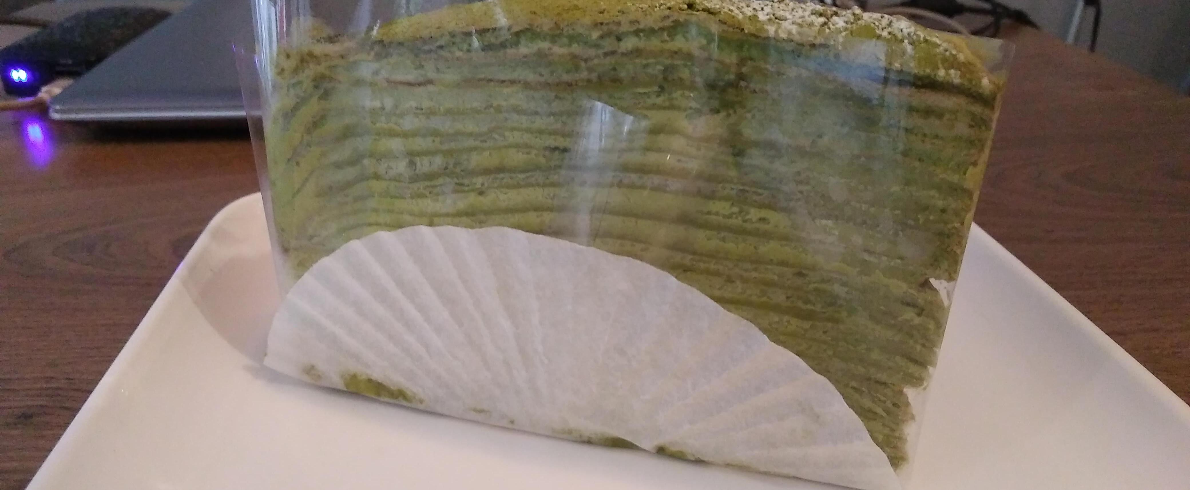 台北市南港區昆陽捷運站咖啡店 BOCY Patisserie & Bistro 寶希甜點好食光 治宇抹茶千層蛋糕