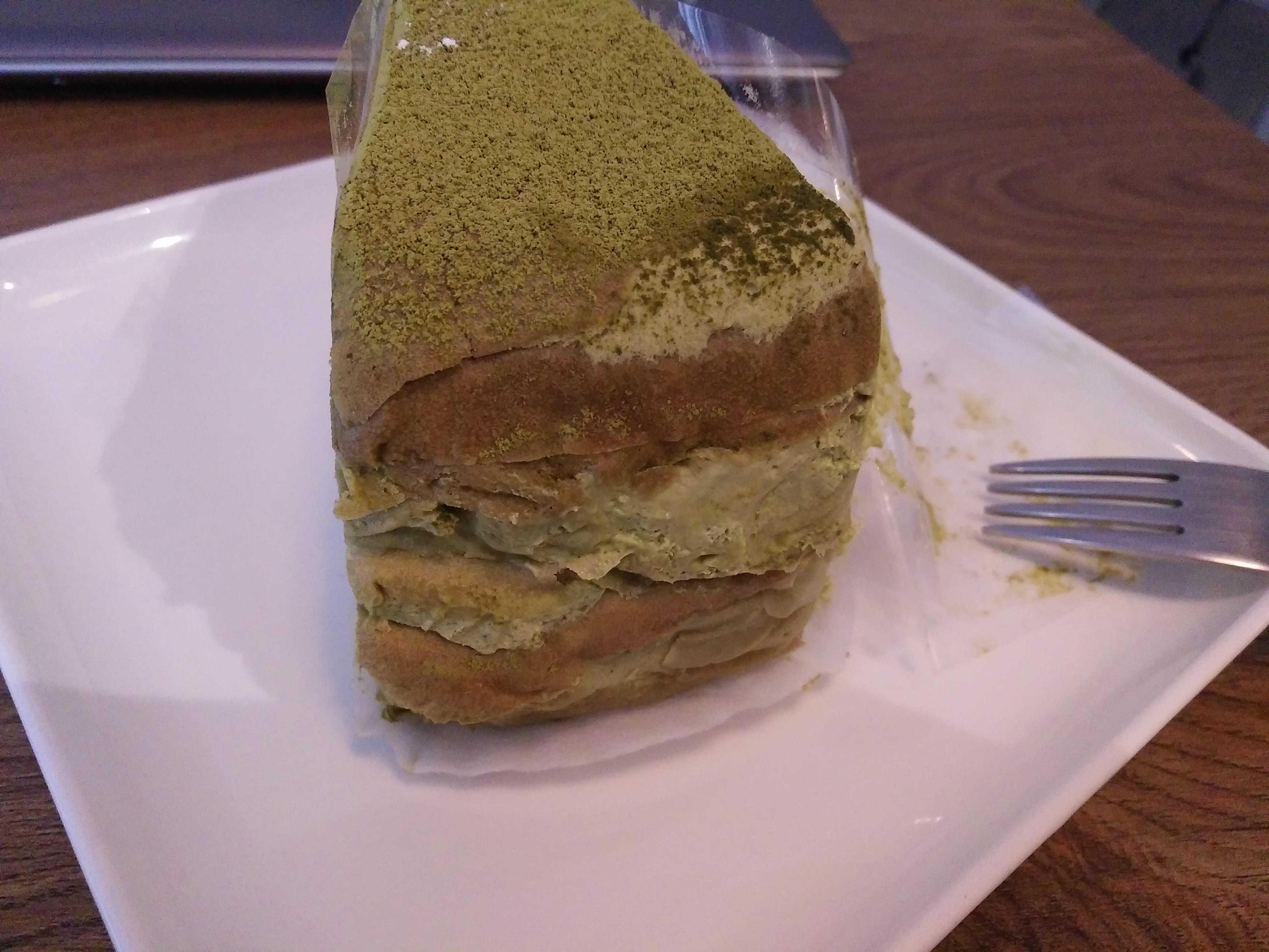 台北市南港昆陽站咖啡店 BOCY Patisserie & Bistro 寶希甜點好食光 治宇抹茶千層蛋糕